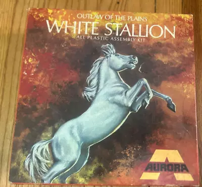 AURORA Kit #401 WHITE STALLION!! Complete!! '69 Vintage!! • $39.95