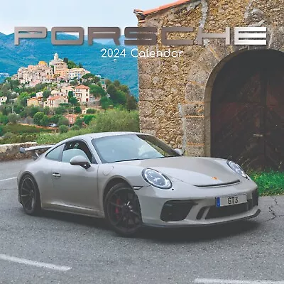 Porsche Cars   12  X 12  Square Wall Calendar 2024 • £3.99