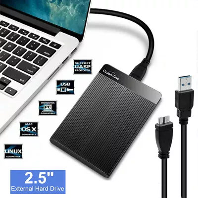 Portable 2.5in 1TB HDD External Hard Drive USB 3.0 Backup Game HDD PS4/5Xbox • $42.29