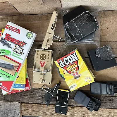 Mouse Trap Variety Pack - Tomcat D-CON Glue Traps T-Rex Trapper • $11