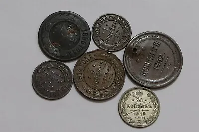 £36.11 • Buy 🧭 🇷🇺 Russia Old Copper Coins + Silver B65 #2 Wj49