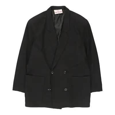 Laura Biagiotti Blazer - XL Black Wool Blend • £54.70