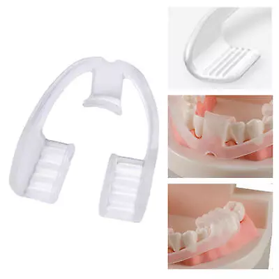 2 Pieces Silicone Mouth Guard Night Teeth Clenching Grinding Sleep Dental Bite • $7.82