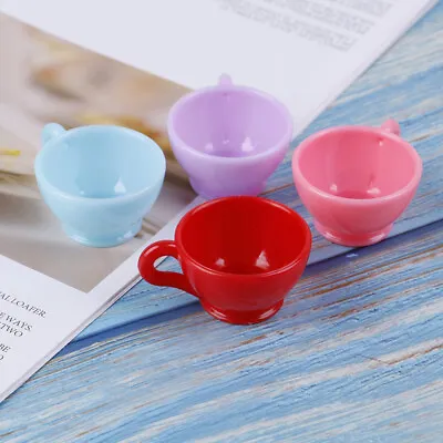 3Pcs 1:12 Dollhouse Miniature Round Coffee Cups Tableware Doll Kitchen Toys.E_ • $1.29