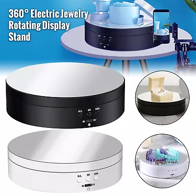 360° Electric Motorized Rotating Display Stand Jewelry Photography Show Holders • $15.48