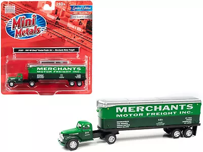 1941-1946 Chevrolet Truck And Trailer Set  Merchants Motor Freight Inc.  Green A • $43.22