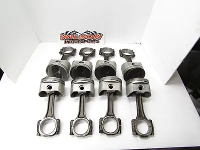 MANLEY 4.015 Bore Dome Pistons W/5.7 Connecting Rods Sbc IMCA DEMO DERBY • $200