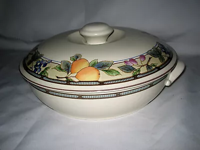 Mikasa Intaglio Garden Harvest Covered Vegetable Bowl Casserole CAC29 EXCELLENT  • $29.89