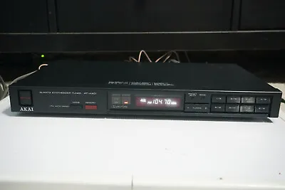 Akai AT-A301 Quartz Synthesizer FM/AM Tuner (1986-87) Working Made In JAPAN • $60