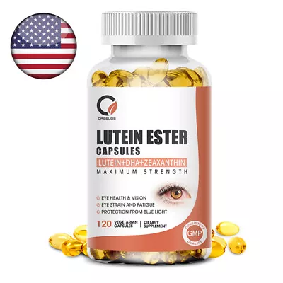 120Caps Eye Vitamins With Lutein And Zeaxanthin - Premium Eye Protection Formula • $13.46