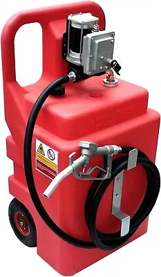 32 Gallon 120 L Portable Fuel Tank With 12V Fuel Transfer Pump 15GPM With Handle • $348