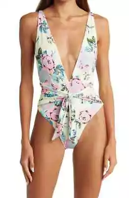 Maaji Free Spirit Mc Dreamy Plunge One Piece Reversible Swimsuit Small New • $27.95