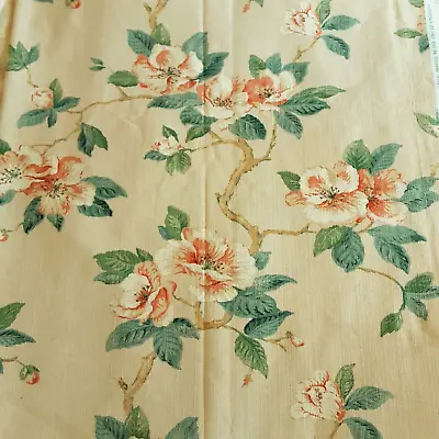 Warwick  Fleurie  Upholstery Curtain Fabric Remnant - New 2.85m X 137cm Wide • £12.99