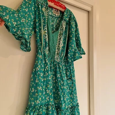 Gorgeous Jaase Size Xl Teal Knee Length Dress-like New  • $45