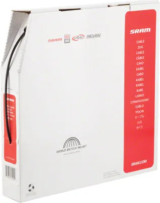 SRAM 4mm Derailleur Cable Housing Black 30 Meter Filebox • $75.99