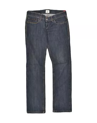 CERRUTI 1881 Womens Straight Jeans W31 L31  Navy Blue Cotton AB99 • £16.74