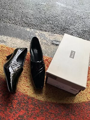 Van Dal Patent Leather Slip On Heeled Shoes Bnib • £7