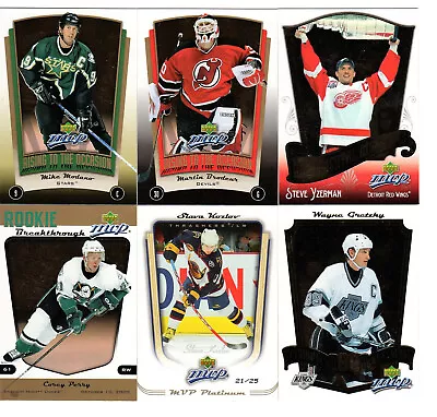 2005-06 MVP Hockey Inserts And Platinum Singles Pick One Or More From List • $2.99