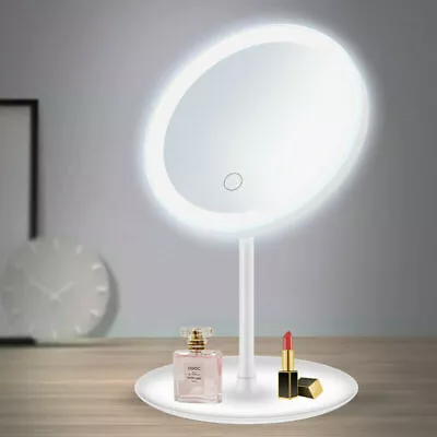 5X Magnifying Mirror LED Lights Make Up Shaving Bathroom Cosmetic Vanity Uk • £7.55