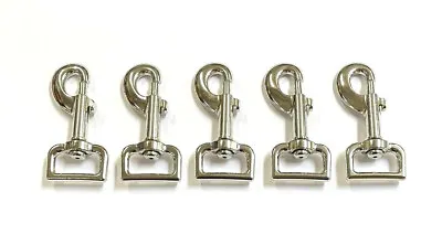 5 X 25mm Heavy Duty Trigger Hooks/Clips Dog Leads Webbing Bags Straps Horse Rugs • £8.95