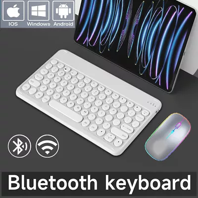 For Samsung Galaxy Tab A A9 A7 A8 S6 Lite S7 S8 S9 FE Bluetooth Keyboard Mouse • $28.99