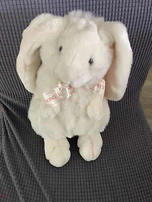 Playful Pals Mervyn's Bunny Rabbit White Spring Easter Stuffed Plush Toy VTG 11” • $3