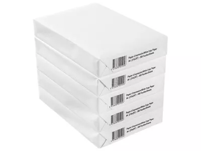 White Box A4 Printing Copier Inkjet Laserjet Paper 5 Reams (2500 Sheets) • £21.99