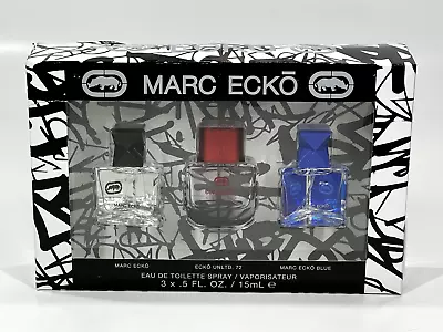 Marc Ecko Eau De Toilette Spray | 3-Piece Gift Set - NEW • $17.19