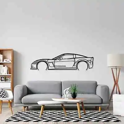 Corvette C6 Z06 Detailed Acrylic Silhouette Wall Art ( Made In USA ) • $65.99