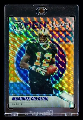 Marques Colston 2021-22 Mosaic Men Of Mastery Gold /10 • $39