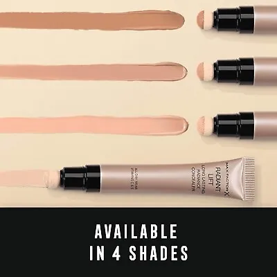 Max Factor Radiant Lift Long Lasting Brightening Concealer *NEW* CHOOSE SHADE • £4.99