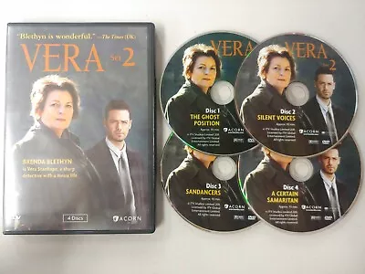 Vera: Set 2 (DVD 2012 4-Disc Set Brenda Blethyn British Mystery Tv Show Series • $11.99