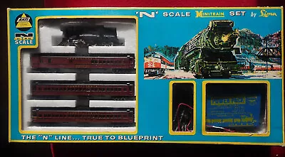 N Scale Pennsylvania Steam Locomotive Train Set • $175