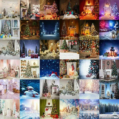 Christmas Winter Photography Background Retro Plank Party Backdrops Decor Props • $16.70