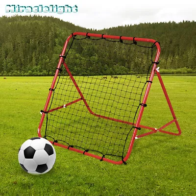 £16.89 • Buy Football Training Net Soccer Kickback Target Goal Rebounder Net For Kids Teach