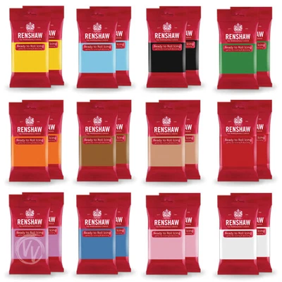 Renshaws Icing Ready To Roll 500g Colour Fondant Sugarpaste For Cake Decorating • £3.60