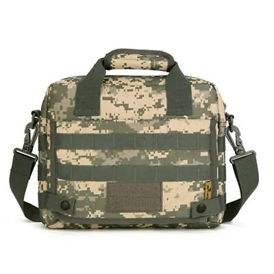 New Men's Shoulder Briefcase Bag Military Tactical Laptop Pack Messenger Handbag • £41.66