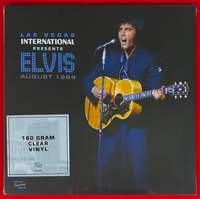 Las Vegas International Presents Elvis August 1969 – MRS 180-Gram Clear Vinyl LP • $98