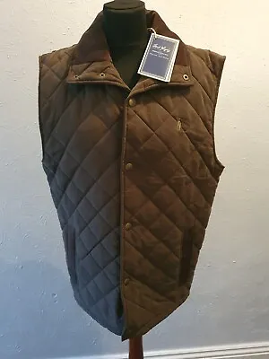 Men's Jack Murphy Quilted Gilet  Green Size Small NEW RRP £65  • £44.99
