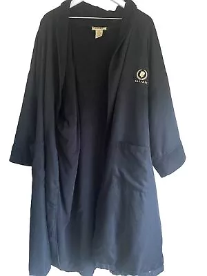 Vintage Caesars Palace Casino Hotel Black Polyester/Cotton Bath Robe 2x/3x • $40