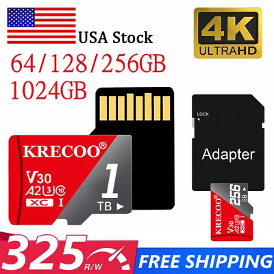 Ultra Micro SD Memory Card 128GB 256GB Class10 U3 Flash TF Card For Dash Cam Lot • $8.73