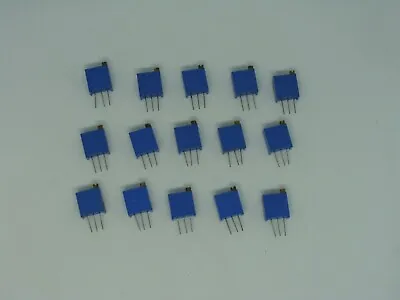 15Pcs 3296W Potentiometer Kit Set 100 Ohm 2 Mohm 0.5W Variable Trimmer Resistor • $12.73