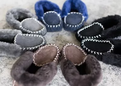 Moccasins Genuine Sheepskin For Mens & Ladies Australian Made -merino Craft Ugg- • $49