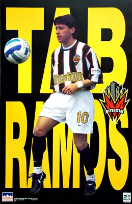 TAB RAMOS New York New Jersey MetroStars MLS Soccer 1997 22x34 POSTER • $22.49