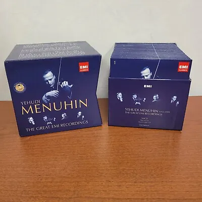 Yehudi Menuhin: The Great EMI Recordings (CD 51 Disc Box Set EMI Classics) • $95