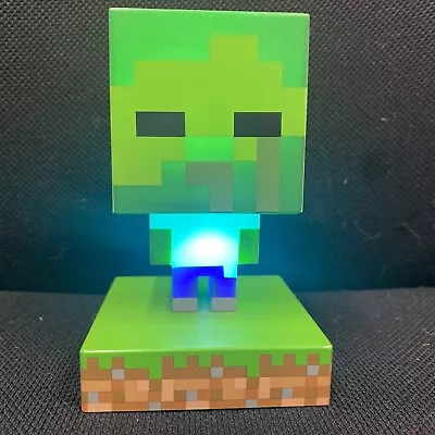 Minecraft ICONS Zombie Night Light Lamp 3D Character Figure Paladone • $9.99