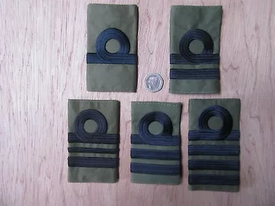 Royal Navy Rank Slides [pair] For MTP Clothing Officer Ranks. New & Unused. • £7.99