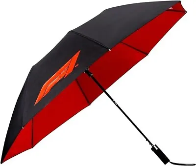 Formula 1 F1 Tech Collection Large Logo Umbrella Black W/Cover • $35