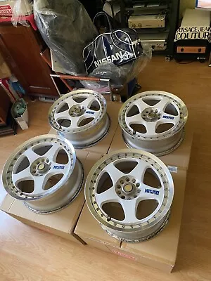 NISMO OLD LOGO RAYS LM GT2 Wheels Rims Rare R32 R33 Silvia S14 S14 240SX JDM 90s • $4750