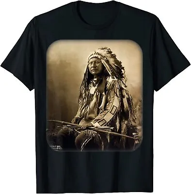 NEW LIMITED Chief Native American Indian Design Premium Tee T-Shirt Size S-3XL • $23.27